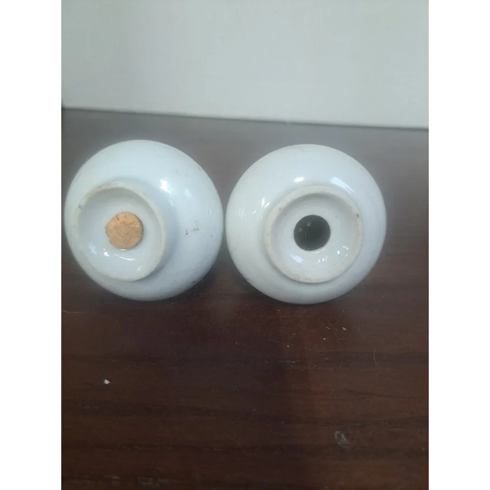 Vintage Nippon Style Wildflowers Porcelain Salt And Pepper Shaker Set